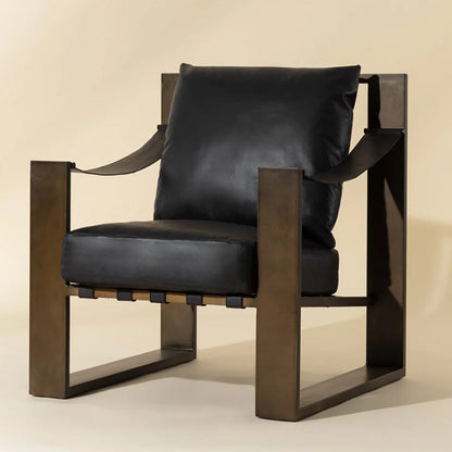 SP - FAUTEUIL LONG BERKE - BRONZE ANTIQUE
