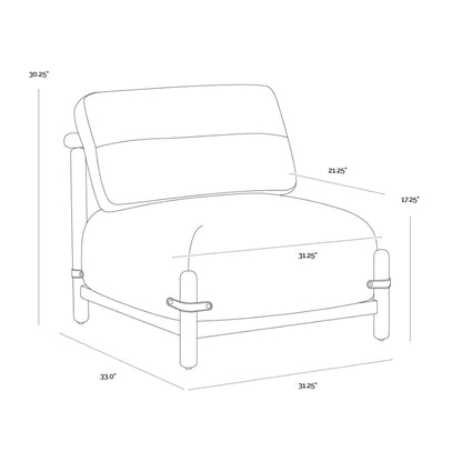 SP - FAUTEUIL LONG HOLST