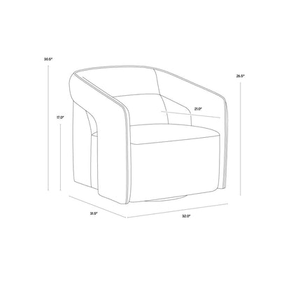SP - FAUTEUIL LONG PIVOTANT KENDRICK