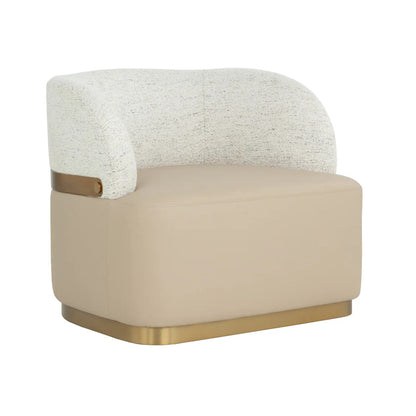 SP - BRINDA FAUTEUIL LONG PIVOTANT NAPA BEIGE