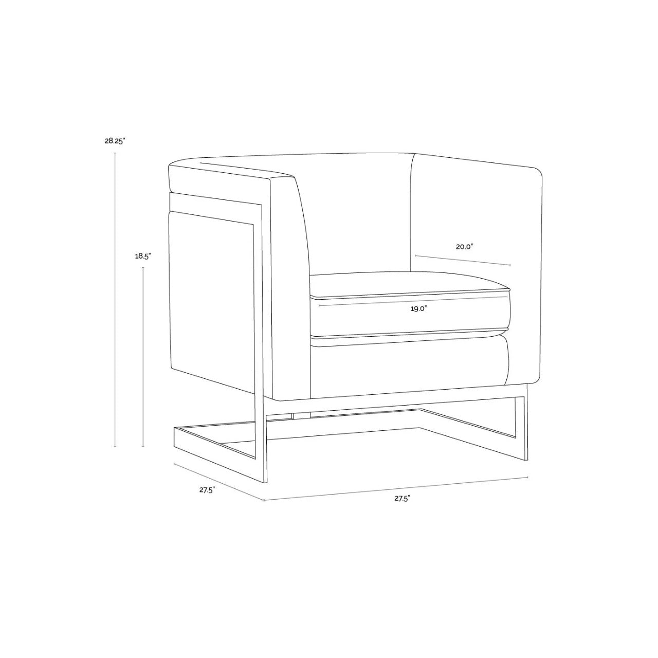 SP - FAUTEUIL YVETTE