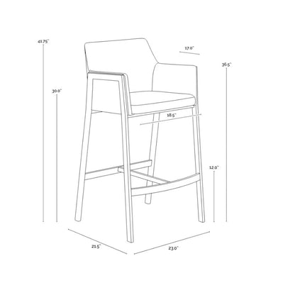 SP - TABOURET DE BAR BERNADETTE