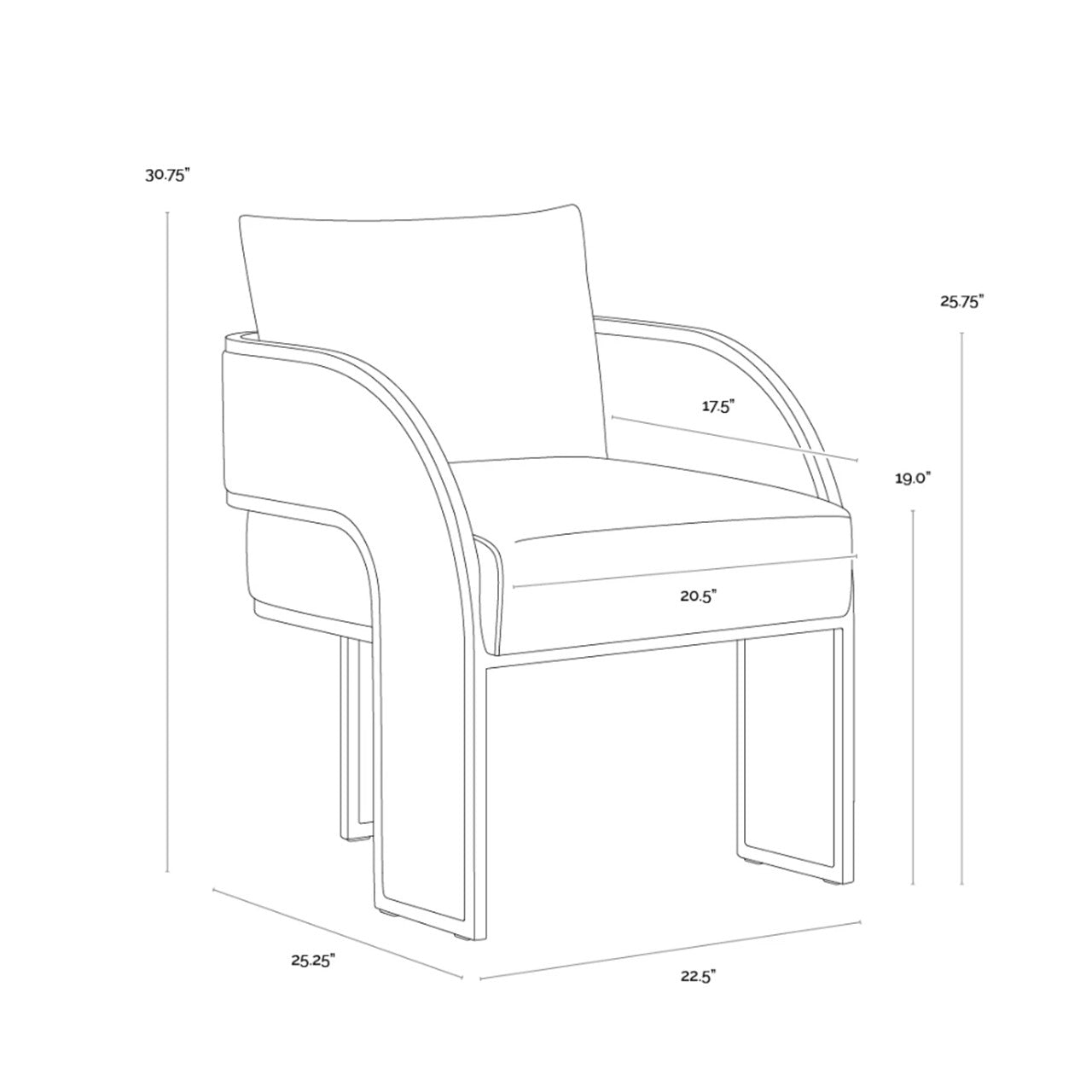 SP - FAUTEUIL DE SALLE À MANGER BAZ