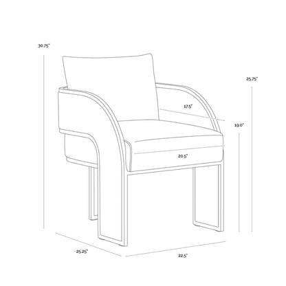 SP - FAUTEUIL DE SALLE À MANGER BAZ