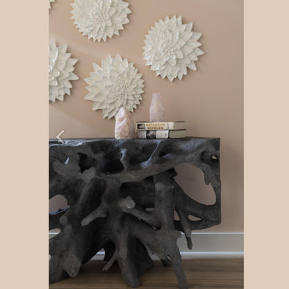 PC-BEAU CAST ROOT CONSOLE TABLE, PIERRE CHARBON