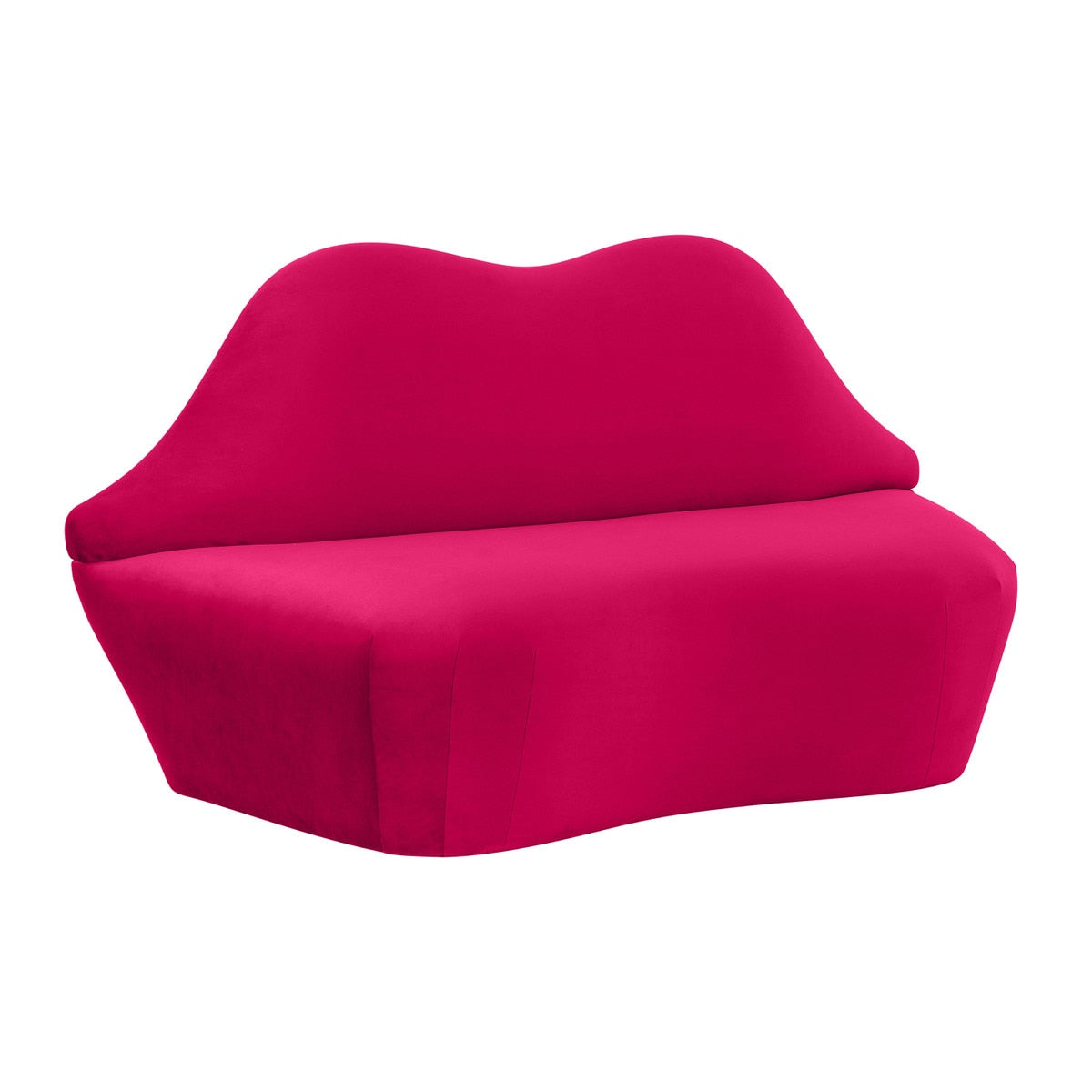 Canapé en velours TV-Lips