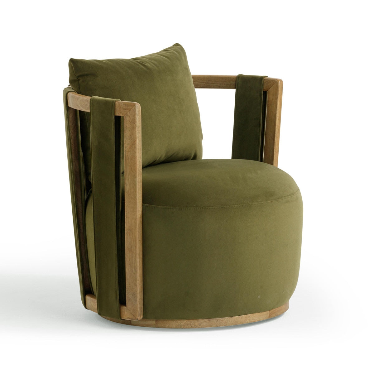 Chaise pivotante recyclée et vieillie TV-Paolo