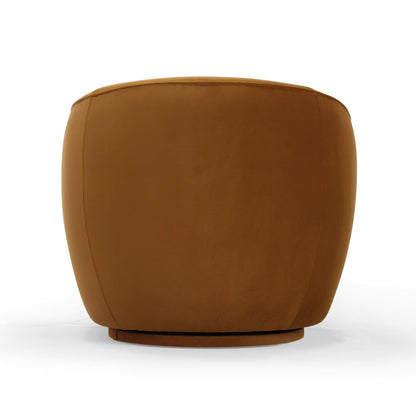 TV - Fauteuil pivotant en velours Jordan