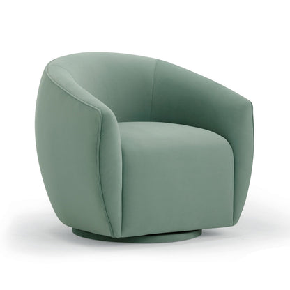 TV - Fauteuil pivotant en velours Jordan