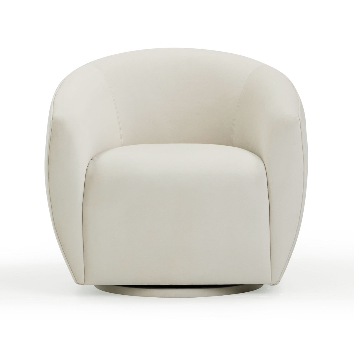 TV - Fauteuil pivotant en velours Jordan
