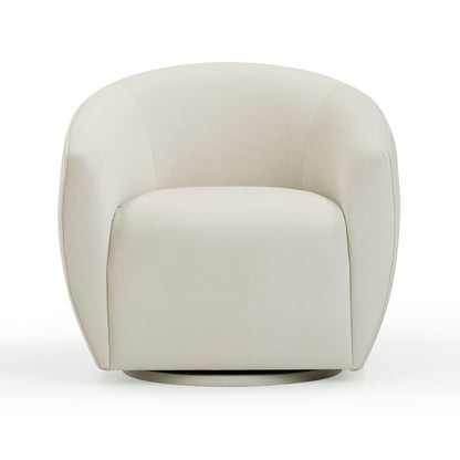TV - Fauteuil pivotant en velours Jordan